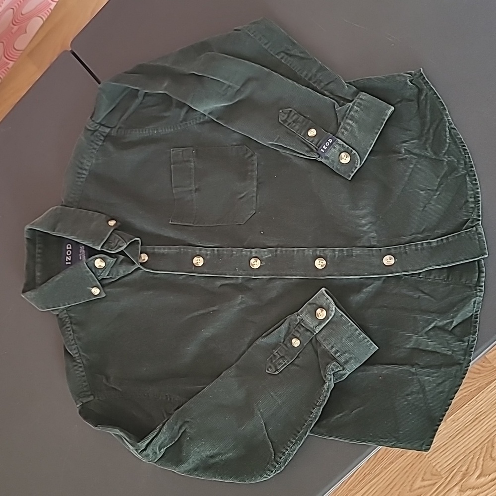 Boys Izod corduroy shirt